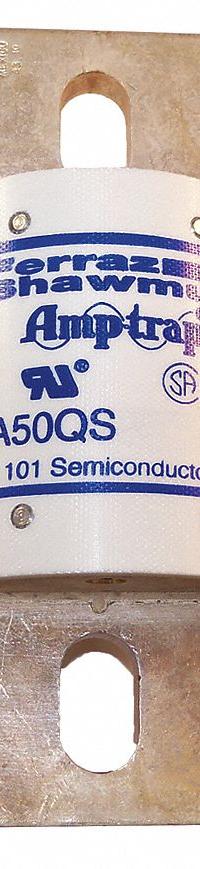 Semiconductor Fuse: A50P Series, Fast-Acting, 1.2 kA, 500 V AC, 500 V DC DC Volt Rating (MPN A50QS1200-4). Key specifications — Series: A50P; Brand: MERSEN; Voltage Type: AC/DC.