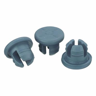 WHEATON Stopper: Bromobutyl, 20 Stopper Size, 13.2 mm Bottom Dia, 20 mm Top Dia - Synthetic Rubber Stoppers