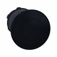 SCHNEIDER Mushroom Head Push Button: Black, 22 mm Mounting Size, Non-Metallic, Maintained (MPN ZB5AT2). Key specifications — Brand: SCHNEIDER; Action: Maintained; Series: XB5; Push Button Material Type: Non-Metallic.