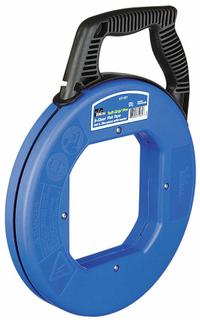 IDEAL Fish Tape: 100 ft Lg, Manual Wind Tape Retraction, Round Tape Shape, Leader End Style, 31-061. Key specifications — attr306613: 31-061; attr306630: Tuff-Grip Pro; attr306618: Leader; attr306631: Rotating; attr306616: IDEAL; attr542118: Manual Wind; attr544274: 12 in.