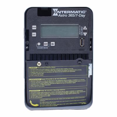 INTERMATIC Electronic Timer: 7 day, Astronomic, 120-277V AC, SPDT - Digital Timer Switches