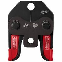 MILWAUKEE Press Jaw: 3/8 in Pipe, PEX, For ASTM F1807/F2159, Sub-Compact Tool Types (MPN 49-16-2630C). Key specifications — attr518773: Jaws; attr518762: PEX; attr518771: Steel; attr518761: ASTM F1807/F2159; attr518760: MILWAUKEE.