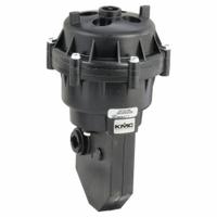 Pneumatic Damper Actuator: Rotary, 5 psi to 10 psi Spring Range, Round Shaft Mounting, 100° Rotation (MPN MCP-36313000). Key specifications — Actuator Connection: Bracket; Brand: KMC CONTROLS; Positioner Included: No; For Fire/Smoke Applications: No.