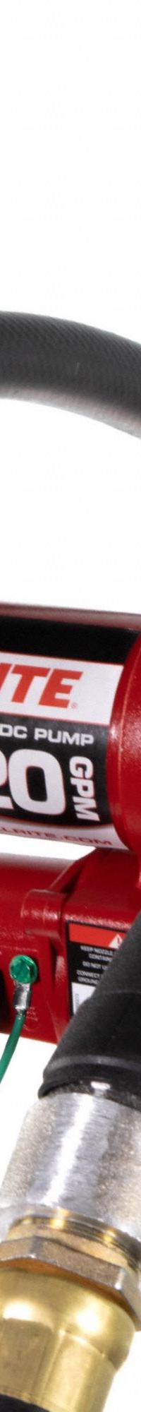 FILL-RITE Electric Drum Pump: 12 V DC, 1/4 hp HP, 20 gpm Max. Flow Rate, Pump with Hose & Nozzle (MPN FR4210HD). Key specifications — Brand: FILL-RITE; Meter: Not Included.