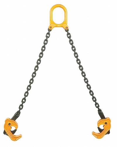 Dayton Drum Sling: 2 Grip Points, For 30 gal/55 gal/85 gal Drum Capacity, Metal - Drum Lifting Hooks