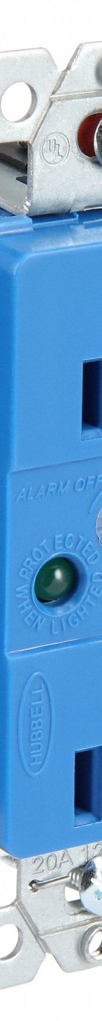 HUBBELL Receptacle: Duplex, 5-20, Blue, 125V AC, 20 A, 2 Pole / 3 Wire (MPN HBL5362SA)