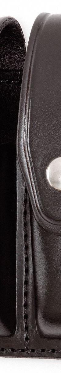 GOULD & GOODRICH, INC. Magazine Pouch: Black, Leather, Basket Weave, Snap Closure (MPN B627-7). Key specifications — attr188437: Black; attr188438: Leather; attr188431: Magazine Pouch.