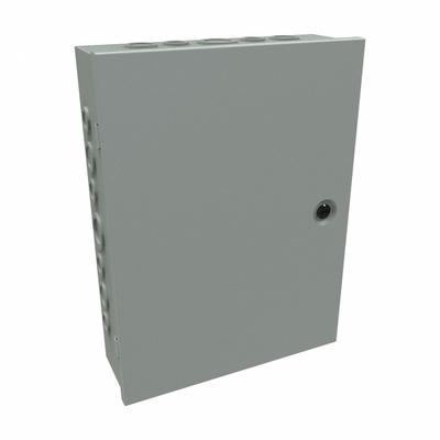 HAMMOND Junction Box: Steel, 16 in x 12 in x 4 in, NEMA 1, Solid Cover, Hinged - Steel Indoor Enclosures with Hinged Covers