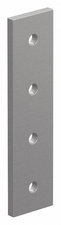 Joining Plate: Straight Flat Plate, 15 Series, 1/4 in x 1 1/2 in x 6 in, For 21/64 in Slot Wd (MPN 4305). Key specifications — Material: Aluminum; Brand: 80/20; Finish: Anodized.