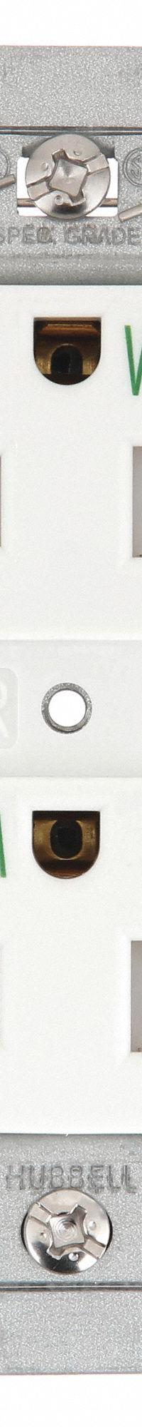 BRYANT Receptacle: Duplex, 5-15, White, 125V AC, 15 A, 2 Pole / 3 Wire (MPN CBRS15WWRTR)