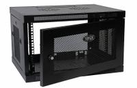 TRIPP LITE Smart Rack Enclosure: 6 Rack Units, 14 1/2 in x 23 5/8 in x 17 1/2 in, Wall Mount, Steel (MPN SRW6U). Key specifications — Brand: TRIPP LITE; Includes: (2) Keys; Material: Steel; Features_Broad: Switch-Depth.