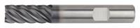 WIDIA HANITA Square End Mill: Carbide, AlTiN Coated, 6 Flute, 14 mm Mill Dia, 26 mm LOC, 83 mm OAL (MPN D51714014W)