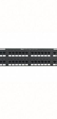 PANDUIT Patch Panel: Flat, 2 Rack Units, 48 Ports, 6, IDC, Steel, 1 1/8 in Overall Ht, NK6PPG48Y. Key specifications — Brand: PANDUIT; Compatible Cable Performance Category: 6; Material: Steel; _Access Type: Rear Access; _Port Labeling: Front Numbered; _Power Over Ethernet: Power Over HDBaseT (POH); _Rear Termination: IDC; _Series: NetKey.