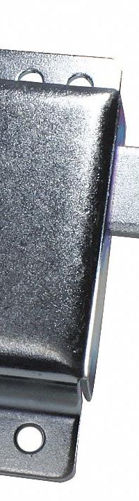 AMERICAN GARAGE DOOR SUPPLY Slide Lock: Bolting, 1 in Overall Dp, 4 3/4 in Base Lg, 3 1/4 in Base Wd (MPN LIU). Key specifications — Brand: AMERICAN GARAGE DOOR SUPPLY; Lock Type: Bolting; Product Type: Slide Lock.