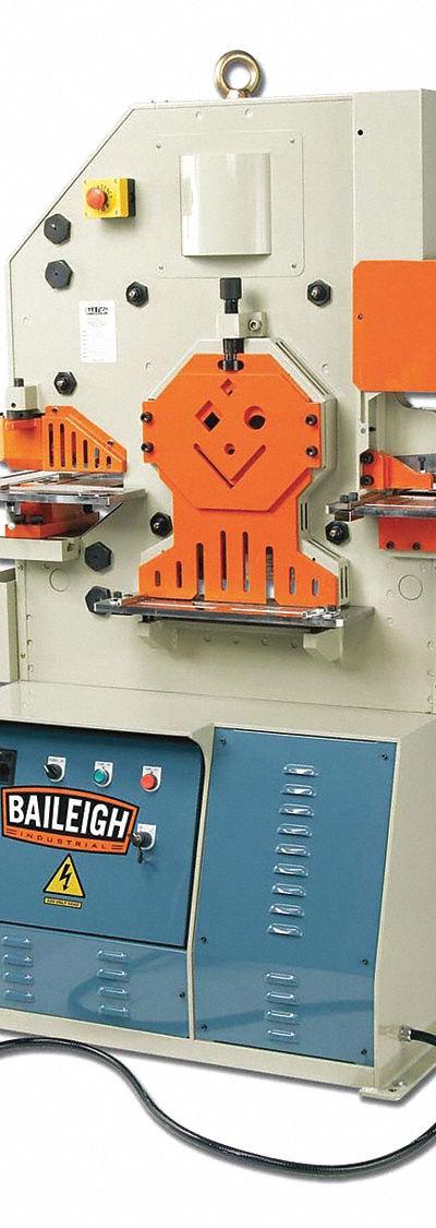 BAILEIGH INDUSTRIAL Ironworker: 230V AC /Single-Phase - Hydraulic Ironworkers