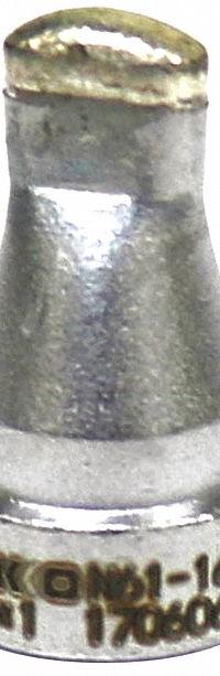 HAKKO Nozzle: Oval, 5.8 mm W, For Use With FR-301/4101/4102/4103/4104 (MPN N61-16). Key specifications — Brand: HAKKO; Manufacturer Part Number: N61-16.