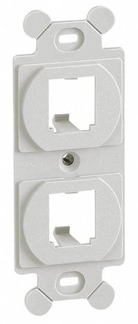 PANDUIT 106 Module Frame: Duplex/Mini Com, Off White, 2 Ports, CF1062IWY. Key specifications — Color: Off White; Brand: PANDUIT.