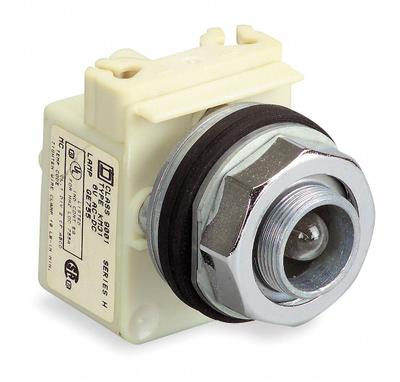 SCHNEIDER Pilot Light: 30 mm Panel Mounting Size, No Lens Included - Incandescent Pilot-Lights without Lenses
