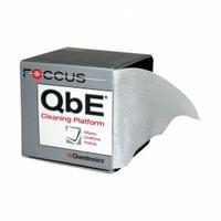 CHEMTRONICS Fiber Connector Cleaner: FC/SC/ST, Wipes, 3 in Product Lg, 200 Cleaning Cycles, QbE. Key specifications — attr424275: QbE; attr511296: Buffer Gel Removal; attr511308: SC; attr511318: Patented- U. S Patent Number 6,865,770 and Foreign Patents; attr511327: Wet Cleaning use Electro-Wash® Px Fiber Optics Cleaner or Blot Connector on Electro-Wash® Mx Presaturated Wipe First; attr511337: (200) Wipes; attr511368: Wipes; attr511372: QbE Cleaning Platforms.