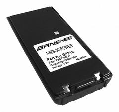 BANSHEE Radio Battery: Fits Icom, For A24/A6/F21/F21S/F3/F30/F31/F4/F40/F41 Series, 2,000 mAh (MPN QIB210). Key specifications — Manufacturer Part Number: QIB210; Brand: BANSHEE; Compatible Radio Brand: Icom; Battery Type: Nickel-Metal Hydride; Waterproof: No; Compatible Radio Series: F40; Compatible Radio Type: Handheld; Compatible Radio Manufacturer Model Number: BP210.