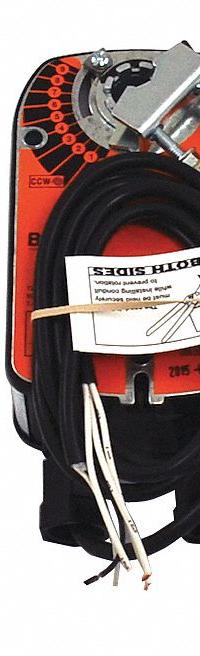 Actuator: Dampers, On/Off, Spring Return, 35 in-lb, 120V AC, Hardwired, NEMA 2 / IP54 (MPN LF120-S). Key specifications — Manufacturer Part Number: LF120-S; Shaft Rotation: CW/CCW; Stroke Degree: 95°; Power Rating: 5.5W; Input Voltage: 120V AC; Brand: BELIMO; For Use With Building Automation Systems: Building Automation System Compatible; Electrical Connection Type: Hardwired.