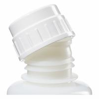 NALGENE Laboratory Bottle: LDPE, 2 fl oz, 60 mL, Natural, 20 mm Screw Closure Size, Closure Included (MPN 2003-0002). Key specifications — Body Color: Natural; Closure Attached: Attached; Brand: NALGENE; Pre-Cleaned: None; Closure Included: Yes.