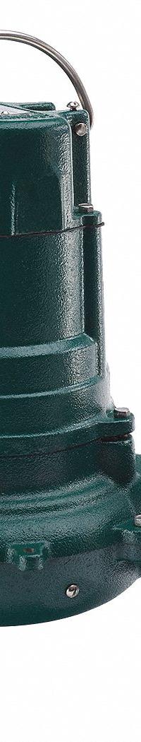 ZOELLER Sewage Ejector Pump: Cast Iron, Three Phase, 1/2 hp, 460V AC, 85 gpm Flow Rate @ 10' of Head (MPN 267-0041). Key specifications — Impeller Material: Thermoplastic; Rated Voltage: 460V AC; Hazardous Location Class: Not Rated; Brand: ZOELLER; Discharge Orientation: Vertical; Switch: Not Included.