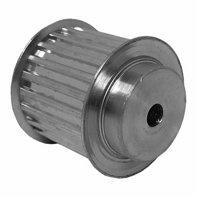 Dayton Timing Pulley: Trapezoidal, Plain, For T5 Timing Belt Section, For 25 mm Belt Wd - T5 Section Timing Belt Pulleys