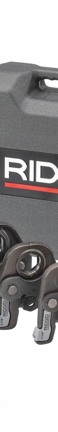 RIDGID Cordless Press Tool: 18V Li-Ion, Std, Pistol Grip, For 1/2 in to 2 in Pipe (MPN 67068). Key specifications — attr518742: RP 350; attr525712: Propress 1/2 in, 3/4 in, 1 in, 1-1/4 in, 1-1/2 in, 2 in; attr518712: Bare Tool.