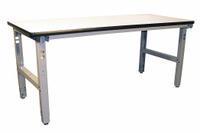 PRO-LINE Workbench: Adj Ht, Laminate, 72 in x 30 in, 850 lb Overall Load Capacity, Gray (MPN IWB7230C). Key specifications  — Brand: PRO-LINE.
