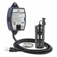 PRO SERIES PUMPS Deluxe Dual Float Controller: 115V AC, 12 A, For 1 hp Max. HP, Single Phase, Indoor (MPN DFC2). Key specifications — Includes: Auxiliary Alarm Contacts; Rated Voltage: 115V AC; Brand: PRO SERIES PUMPS; Alerts Indicated: Power Outage; Connectivity: USB Port; Current: 12 A.