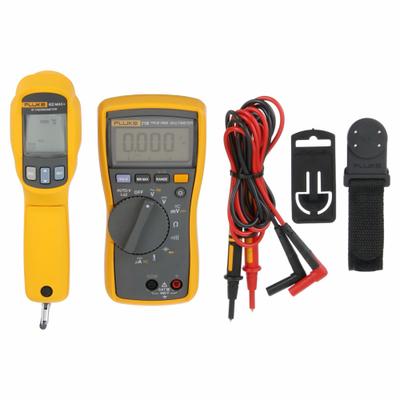 FLUKE Digital Multimeter Clamp On Kit: Digital Multimeter/Infrared Thermometer - Multimeter & Additional Instrument Kits