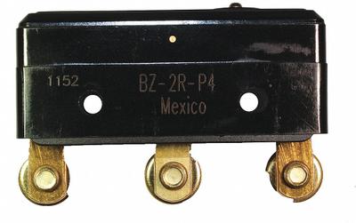 Honeywell Snap Action Switch: Plunger Actuator, 1NO/1NC - Plunger Snap-Action Switches
