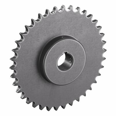 TRITAN Roller Chain Sprocket: 60, For 3/4 in Chain Pitch, 1 7/16 in Bore Dia, 38 Teeth - Size 60 Fixed-Bore Roller Chain Sprockets