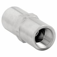 APPROVED VENDOR Piston Spring Check Valve: Piston, Inline Valve Body, 3/8 in Pipe Size, FNPT x FNPT (MPN CHK SST 615-6F6F-B). Key specifications — Brand: APPROVED VENDOR; Piston Material: Stainless Steel.