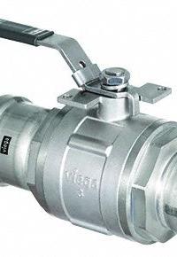VIEGA MEGAPRESS Manual Two-Way Ball Valve: 3 in, 304 Stainless Steel, Press x Press, Two-Piece, PTFE (MPN 86825). Key specifications — Brand: VIEGA MEGAPRESS; Handle: Locking Lever.