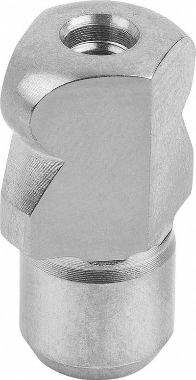 KIPP Flattened Ball-End Locating Pin: Flattened Ball End, Stainless Steel - Flattened Ball-End Locating Pins