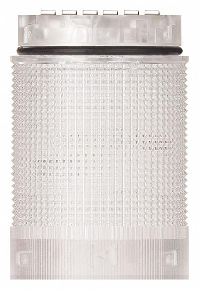WERMA Tower Light Module: Flashing/Steady, 24V AC/24V DC, Clear, 40 mm Overall Dia - Flashing Light Modules