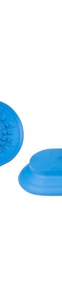 SCHMALZ Vacuum Pad Assembly: Flat Oval, 3/8 in NPT, 60 mm_120 mm Pad Dia, NBR, Blue, 45 A, SAOF (MPN 10.01.05.00761). Key specifications — attr1019101: 10.01.05.00761; attr1019103: SCHMALZ; attr1019107: 45 A.