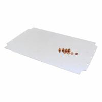 HAMMOND Inner Panel: Back Panel Panel, 15.04 in Overall Ht, 9.13 in Overall Wd, Steel, Galvanized (MPN 1590ZGRP243PL). Key specifications — Panel Style: Back Panel; Brand: HAMMOND; Finish: Galvanized; Manufacturer Part Number: 1590ZGRP243PL; Material: Steel.