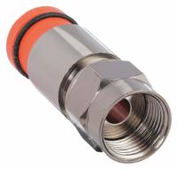 POWER FIRST Coaxial Connector: Male, Connector, Black, Compression, RG-59, 1 GHz Max Freq, 50 PK (MPN 1UKD7). Key specifications — Product Type: Connector; Brand: POWER FIRST; Color: Black; Finish: Nickel-Plated; Gender: Male.