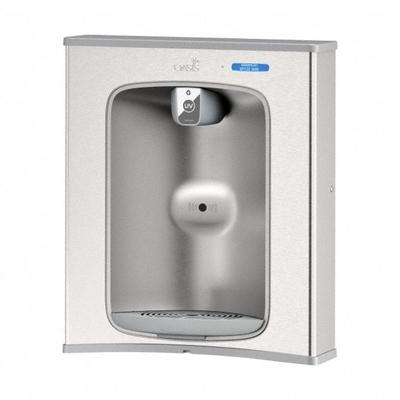 OASIS Bottle Filling Station: Sensor, 16 in Ht, 16 1/4 in Wd, Stainless Steel - Drinking Fountain Bottle Filler Addition Retrofit Kits