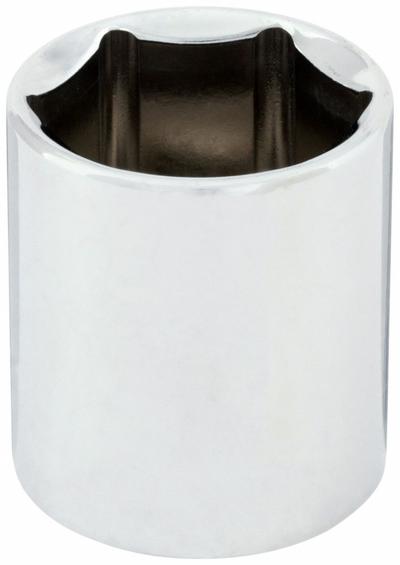 WESTWARD Socket: SAE, 1/2 in Drive Size, 1 5/16 in Socket Size, 6-Point, Std, Chrome - 1/2" Drive Hand Sockets