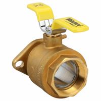 WEBSTONE Manual Two-Way Ball Valve: 2 in, Brass, Straight, FIP x Flange, 600 psi Max. Pressure (CWP) (MPN 40407HV). Key specifications — Brand: WEBSTONE; Handle: Lever.