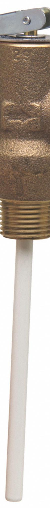 WATTS Temperature and Pressure Relief Valve: MNPT x FNPT, 1/2 in x 1/2 in Connection Size, Bronze (MPN 1/2 1XL- 8-150210). Key specifications — Brand: WATTS; Body Material: Bronze.