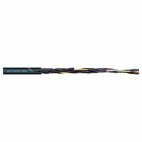CHAINFLEX Control Cable: 16 AWG, 7 Conductors, Order by the Foot, TPR Jacket, 1,000 V (MPN CF9-UL-15-07). Key specifications — Conductor Material: Copper; Conductor Configuration: Single; Minimum Bend Radius Factor - Fixed: 3 x OD; Minimum Bend Radius Factor - Flexible: 4 x OD; Includes Ground: Yes; Minimum Bend Radius Factor - E-Chain: 5 x OD; Resistance Properties: UV/Sunlight Resistant; Standards: FT-1.