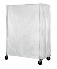EAGLE GROUP Utility Cart Cover: White, Nylon, Hook-and-Loop, 60 in Wd, 86 in Ht, 24 in Dp (MPN CVC-86-2460). Key specifications — For Use With: Any Standard Eagle Cart; Brand: EAGLE GROUP.