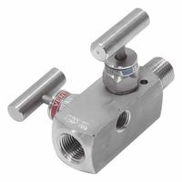 HAM-LET Two-Way Valve: Stainless Steel, 1/2" MNPT, 1/2" FNPT, 6,000 psi Pressure, PTFE, 1/4" FNPT (MPN M-20M-85-8N-SS-T-T). Key specifications — Brand: HAM-LET; Drain: 1/4" FNPT; Inlet Connection: 1/2" MNPT; Outlet Connection: 1/2" FNPT.