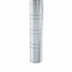NEW AGE INDUSTRIAL Shelving Post: 76 in, 6 ga, Unfinished, Silver (MPN 76P). Key specifications — attr39643: Silver; attr33138: NEW AGE INDUSTRIAL.