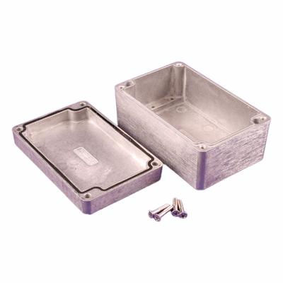 HAMMOND Enclosure: Die-Cast Aluminum, 4 in x 3 in x 2 in, NEMA 1/12/13/4/4X, Solid Cover - Aluminum Enclosures